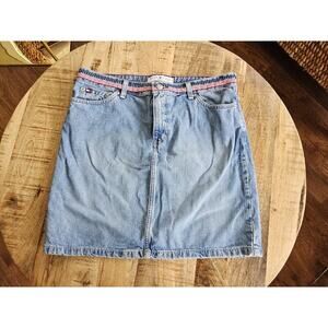 Tommy Hilfiger Vintage Y2K Americana Skirt Women's 10 Flag Patriotic
